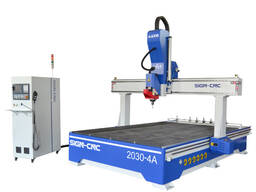 4-х осевой фрезер с ЧПУ с автоматической сменой инструмента