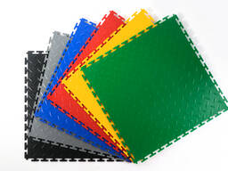 5/6/7mm Heavy-Duty Interlock PVC garage Flooring for Industrial Spaces Workshop Warehouse