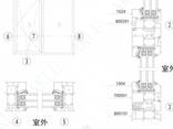 80 series system door and window aluminum profiles - фото 2