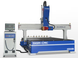 A8-2030-L8 ATC 4 осевой фрезерный станок шпиндель вращать 180 градусов