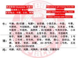 Beef meat 6/7/8 cuts to China