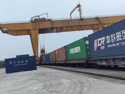 Multi Transport via rail and truck from Shenzhen, China to Bishkek