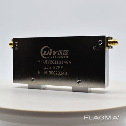C Band 1.35 to 2.7GHz RF Broadband Coaxial Isolators with High Isolation 36dB