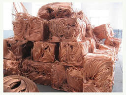 Red Copper Wire Scrap 99.99% AA Grade Non-Alloy Bare Bright Copper with Bending Service