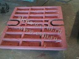 Дробящая плита дробильных оборудований щёковая дробилка СМД