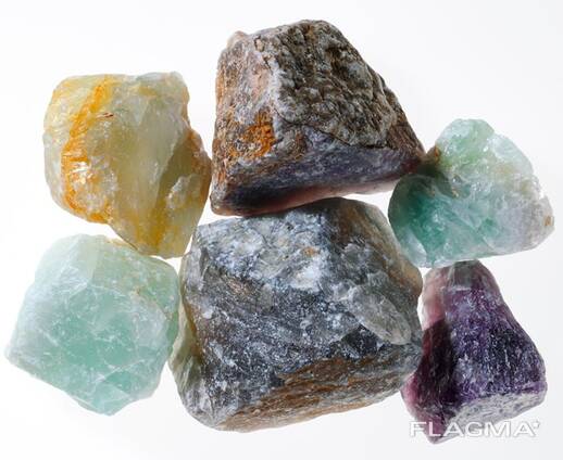 Fluorspar Fluorite (CaF2) Lump Raw for export to China