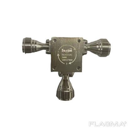 Full Bandwidth 3.0 to 6.0GHz RF Ferrite Coaxial Circulator for Base Station &amp; Radar
