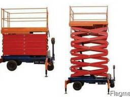 Гидравлические ножницеобразные грузоподьёмные платформы