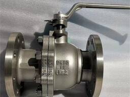 Кран шаровой двухсоставной титановый фланцевый 11тн41п