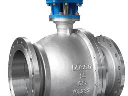Краны шаровые двухсоставные фланцевые из нержавейки 304 Ру16 Ду350