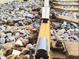 Portable rail laser alignment device for measuring railway track level - фото 1