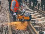 Lightweight rail cutting machine Abrasive Rail Saw Disc Cutter - фото 1