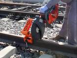 Lightweight rail cutting machine Abrasive Rail Saw Disc Cutter - фото 2