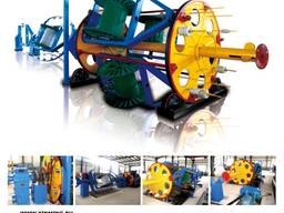 Линия сркутки кабеля фонарного типа