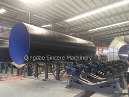 Линия для нанесения антикоррозийной изоляции стальных тру трехслойными полиэтиленами