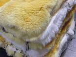 Натуральный мех подушка для машины - photo 1