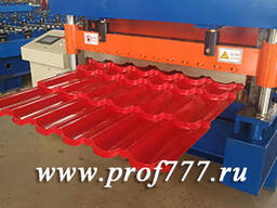 Купить оборудование для производства модульной металлочерепицы Квинта из Китая