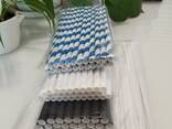 Paper straw, drinks and coffee can be used, environmentally friendly paper products. - фото 3
