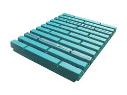 Платы дробящие для щековых дробилок  Sandvik Terex Symons