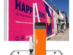 Принтер вертикальной печати на стенах с 3D эффектом