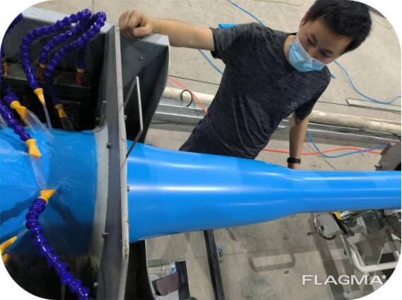 PVC-O pipe extrusion line