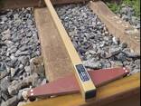 Railway Track Square Ruler T ruler for civil construction equipments - фото 1