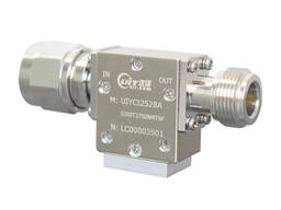 S Band 3300 to 3700MHz RF Coaxial Isolator IL 0.4dB For Satcom Radar System