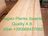 Sell sawn timber, edged planks Aspen