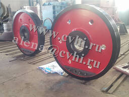 Шкив и маховик щёковая дробилка дробильное оборудование СМД
