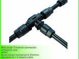 Солнечный мини-разъем ветви T для BIPV и солнечного света - фото 1