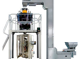 Станок для упаковки снеков в стоячих пакетах с плоским дном