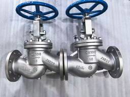 Вентиль запорный проходной нержавеющий фланцевый 15нж65п из 904L