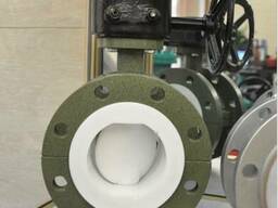 Затвор дисковый поворотный фланцевый футерованный F4