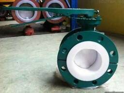 ЗДФ-затвор дисковый фланцевый футерованный с ручкой